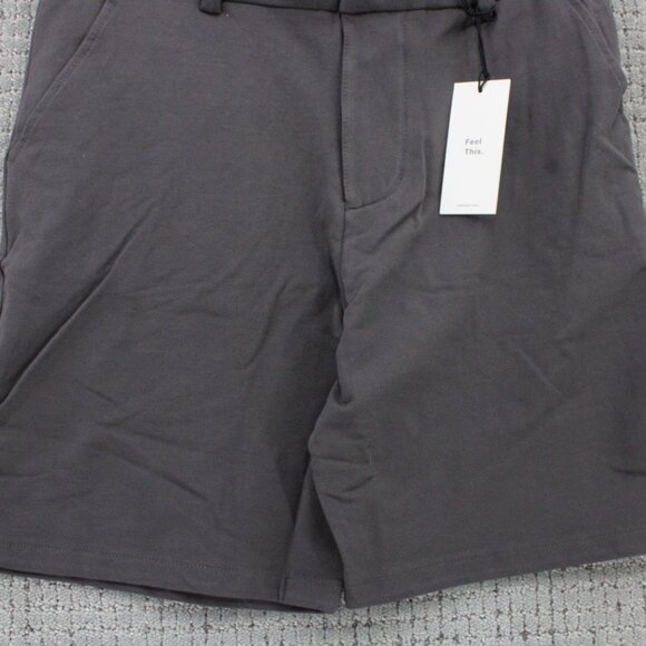 Swet Tailor Chino Shorts Mens Size 29 Gray Solid Performance Lightweight NWT - Picture 4 of 11